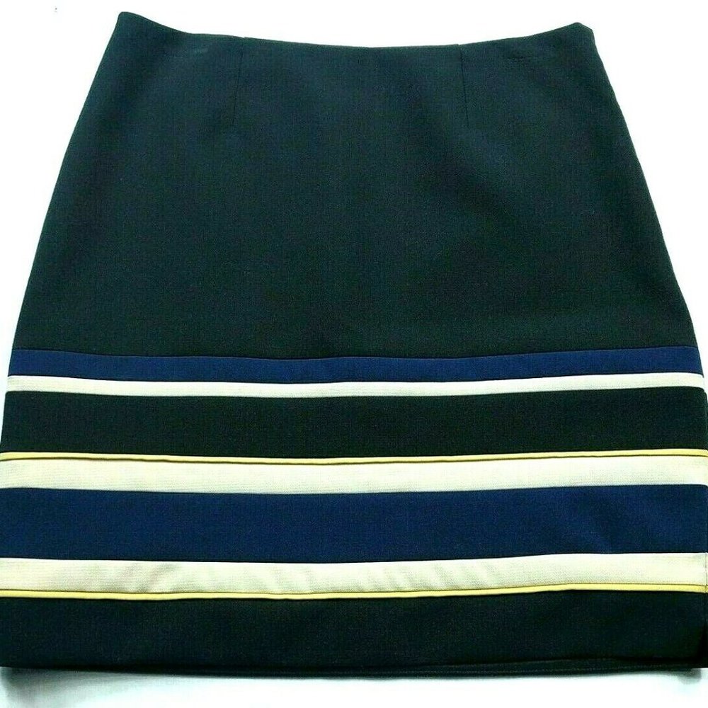White House Black Market Pencil Skirt 6 Colorblock